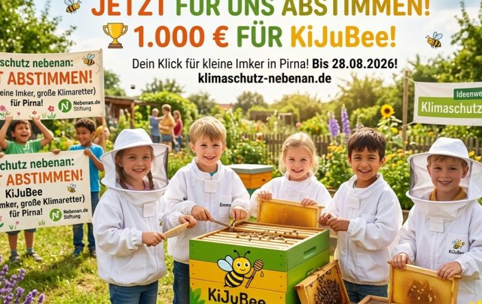 Gemeinsam für den Nachwuchs: Jede Stimme zählt für unser KiJuBee-Projekt!